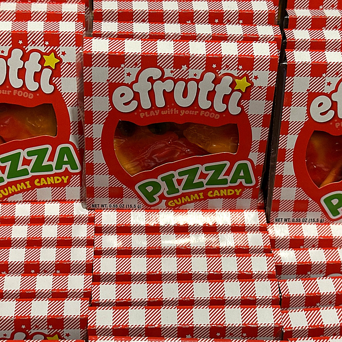 Real photo of eFrutti Pizza gummi candy