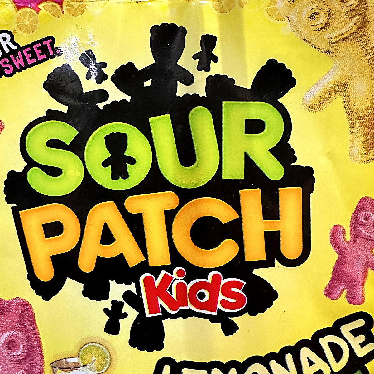 Real photo of Sour Patch Kids Lemonade candy